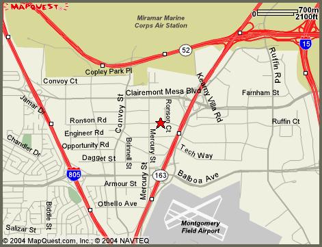 Mapquest Map of CO2COOL Location